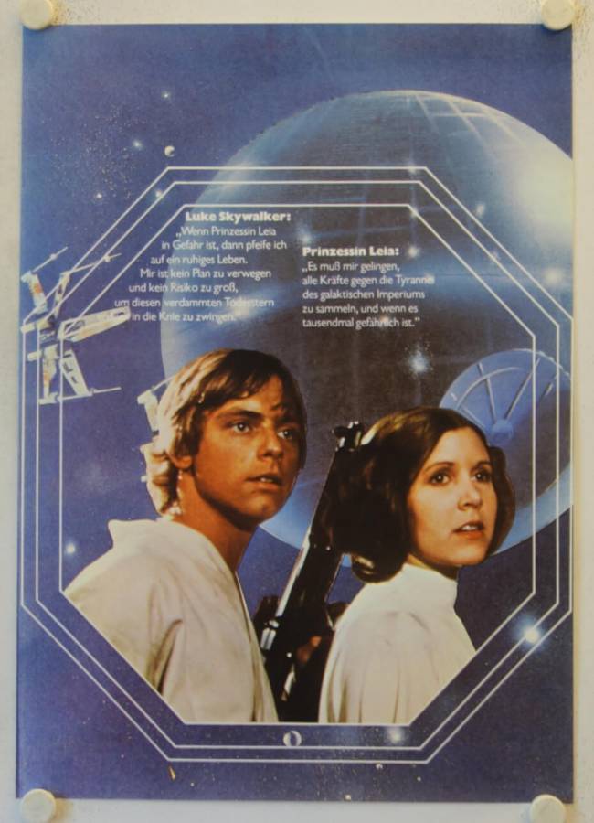 Star Wars original release german special movie poster